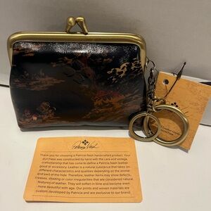 NWT Patricia Nash Kent Countryside Kisslock Coin Purse